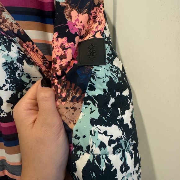 FP Movement Free People Bunny Slope Printed Jacket Puffer Jacket Size Large - Picture 3 of 4